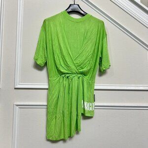 NWT Marcobologna Asymmetry Green T-Shirt Size S